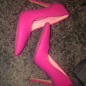 Bright Pink Heels